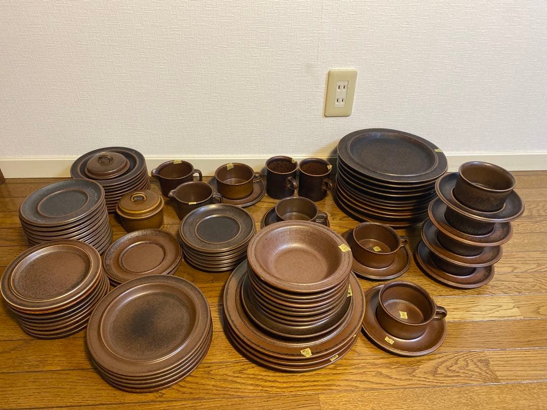 アラビア　ルスカ　20cmプレート　3枚セットB北欧ヴィンテージ