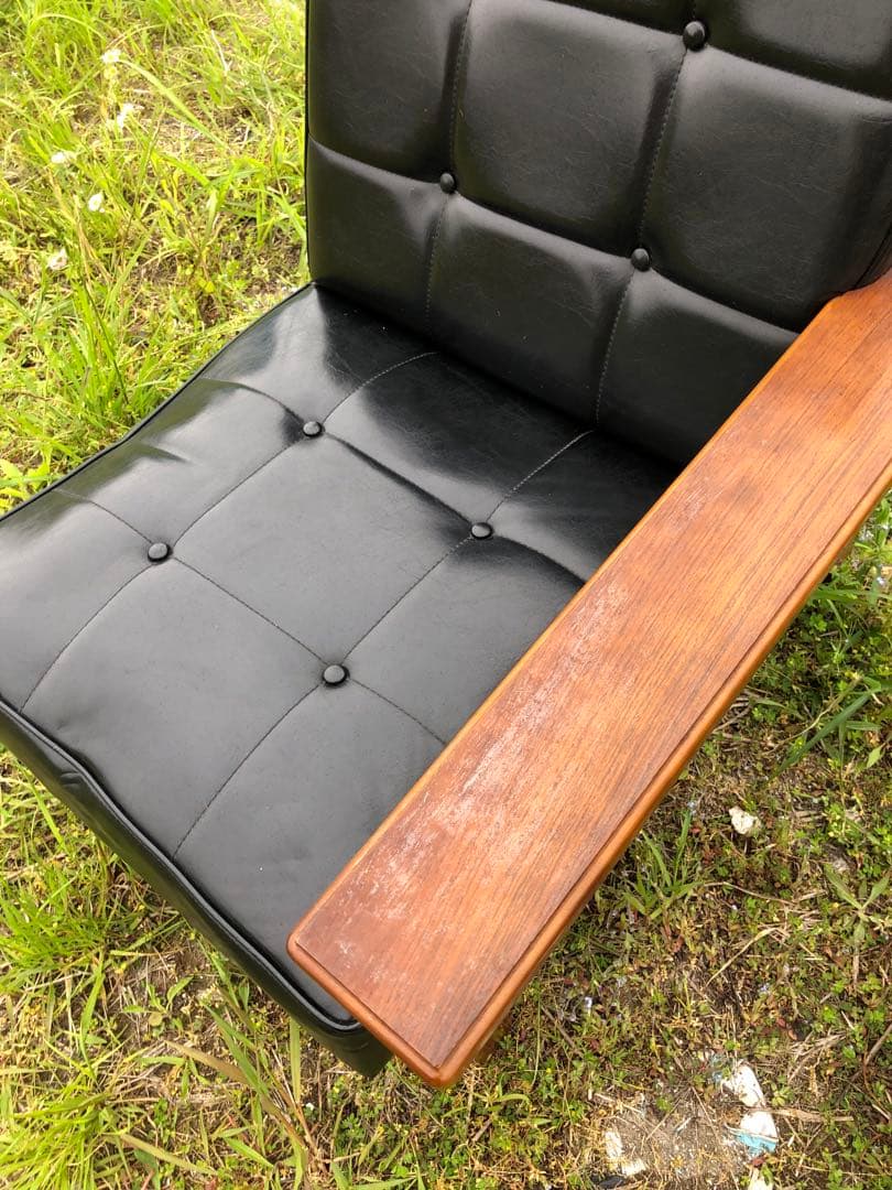 昭和レトロ オールドカリモク 3シーター 右 2シーターも可能 カタカナカリモク