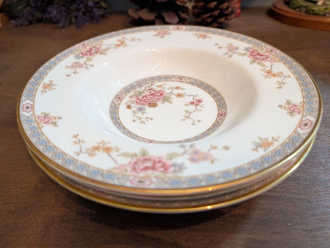 ロイヤルドルトン　カントン　深皿３枚セット