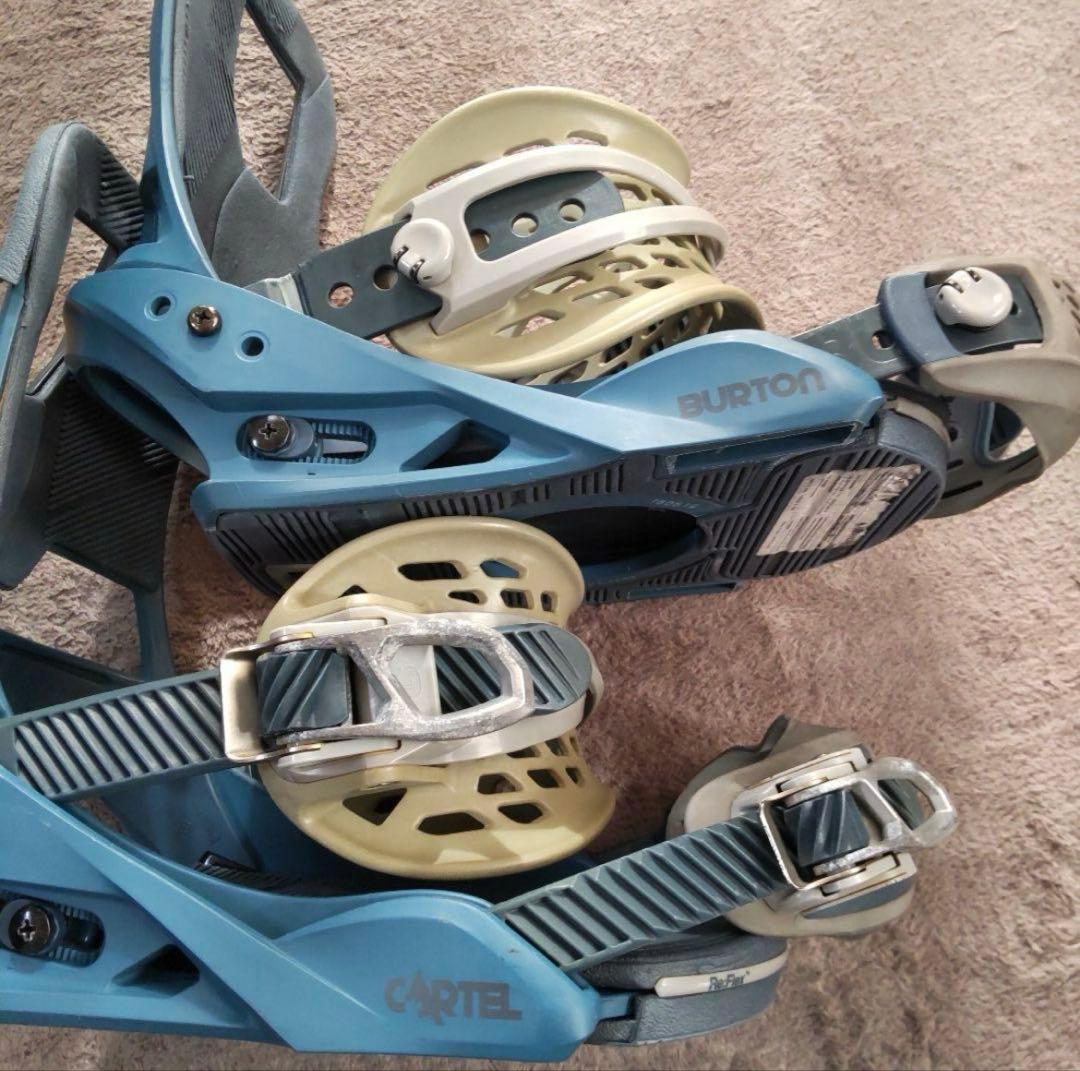 バートンビンディングreflexサイズMカーテルCartel予備ストラップ付き