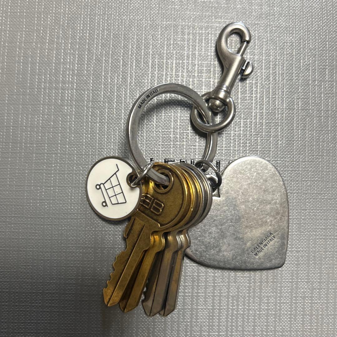 BALENCIAGA チャーム キーリング Heart
