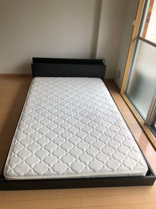 セミダブルマットレス+ロータイプベットフレームセット