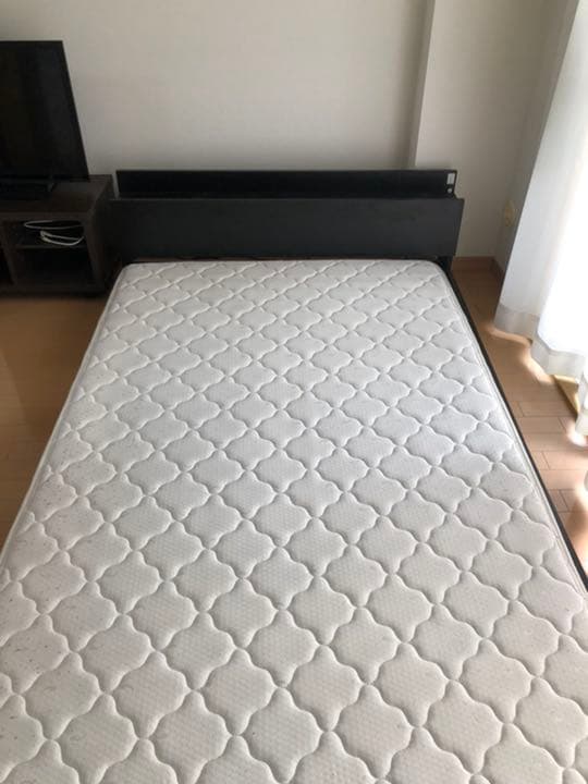 セミダブルマットレス+ロータイプベットフレームセット