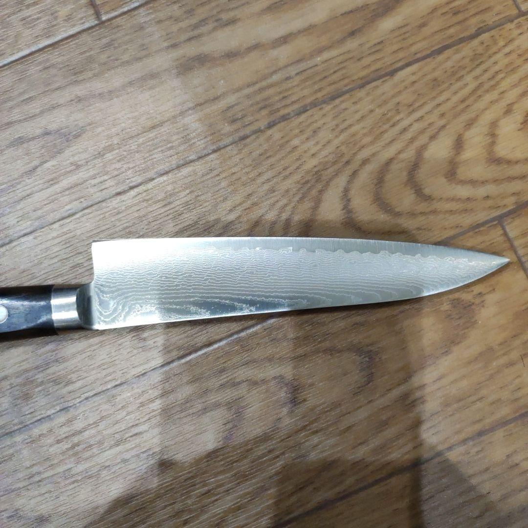 日本橋木屋　200年記念49層墨流しスーパーゴールド粉末鋼包丁+古代檜のまな板