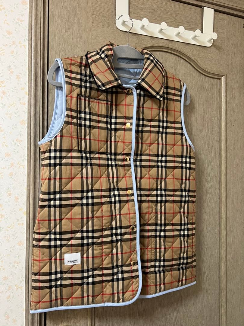 値下げ中⭐︎BURBERRY チェック柄 キルティングベスト