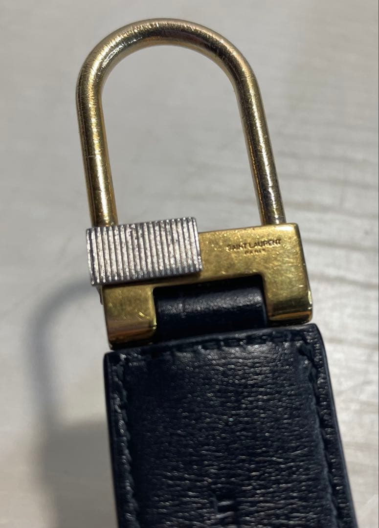 Saint Laurent サンローラン キーホルダー ブラック