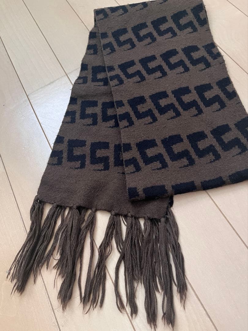 old stussy ビンテージ マフラー モノグラム フェンディ