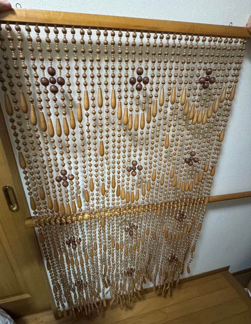 昭和レトロ　珠のれん　古民具　暖簾　ヴィンテージ　アンティーク