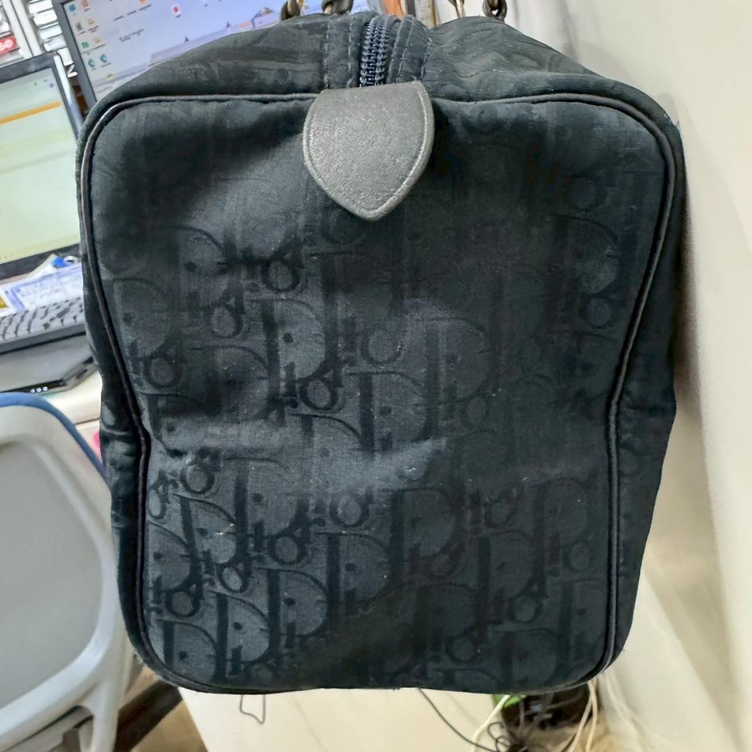 T◆ChristianDior　クリスチャンディオール　ボストンバッグ　ネイビー