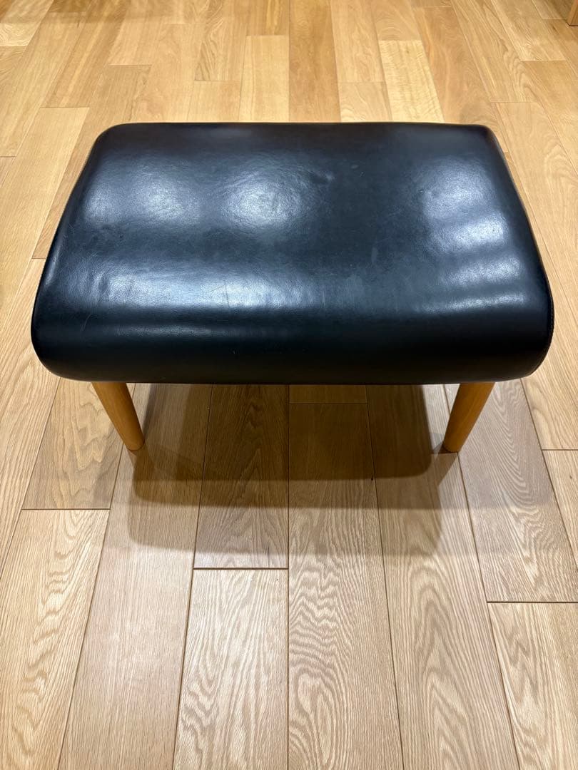 CONDE HOUSE カンディハウス エクリプス オットマン　ブラック　黒