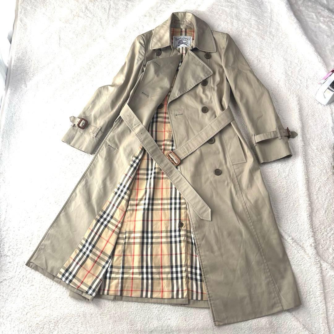 ヴィンテージ バーバリー Burberry トレンチコート ノバチェック