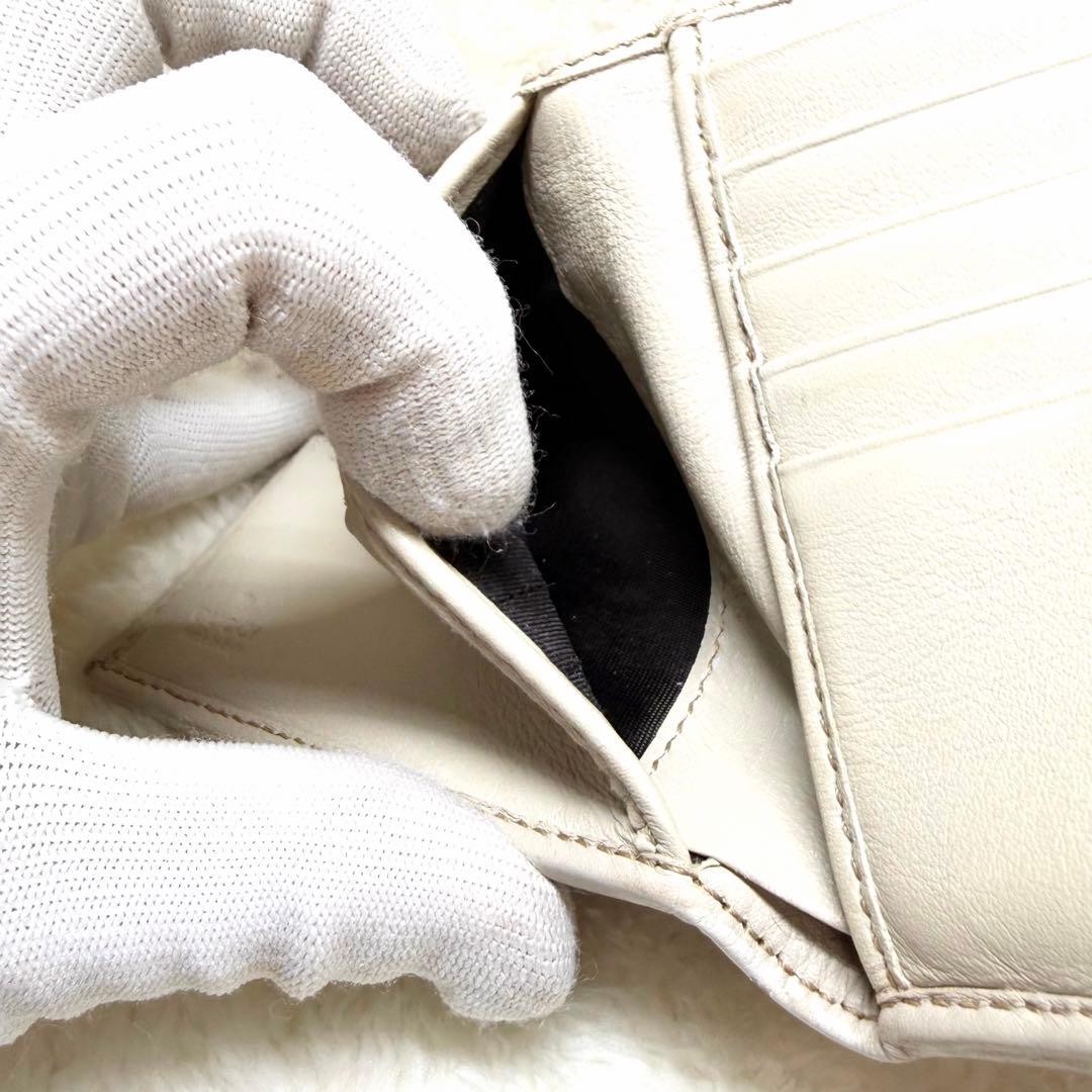 美品　GUCCI グッチ ヴィンテージ シェリーリボン 折り財布 GG柄 箱付