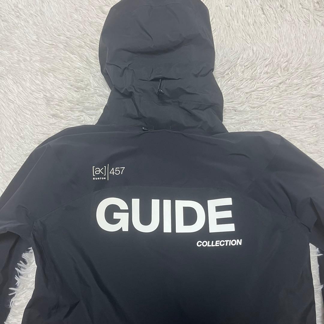 最高峰 AK457 BURTON AK ガイド true black バックロゴ