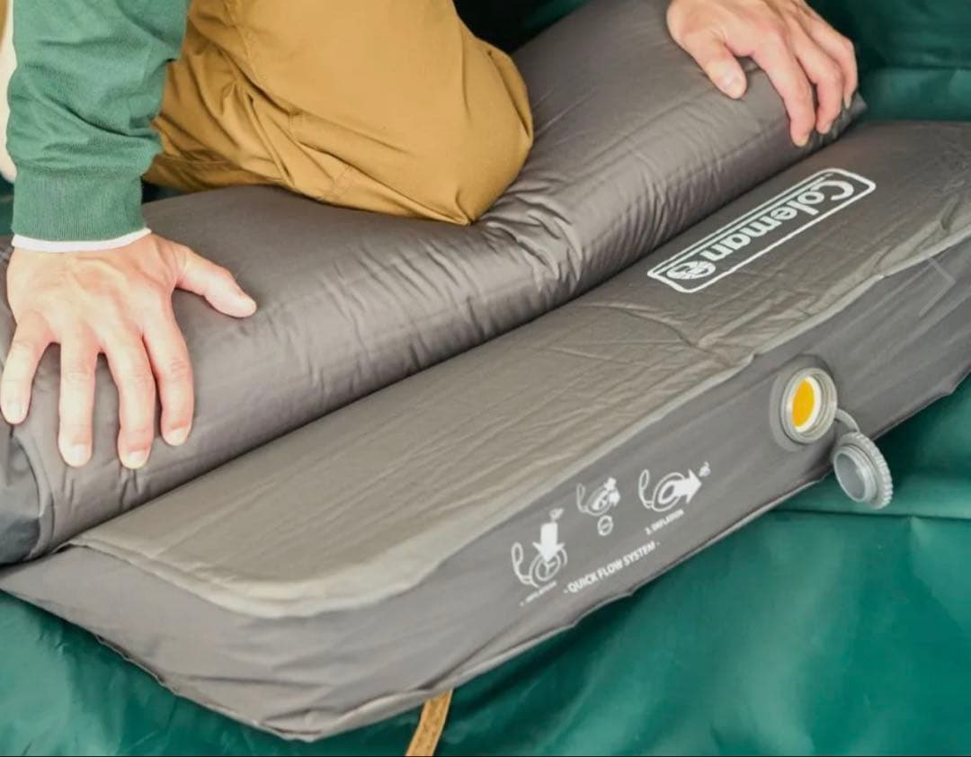 【美品】車中泊　Coleman インフレーターマット ハイピーク ダブル