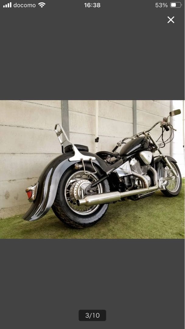 スティード400 クラシックフェンダー前後セット　NC26