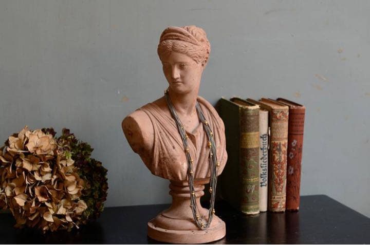 【25%OFF】新春セール♪アメリカ アンティーク☆胸像女神のオブジェインテリア