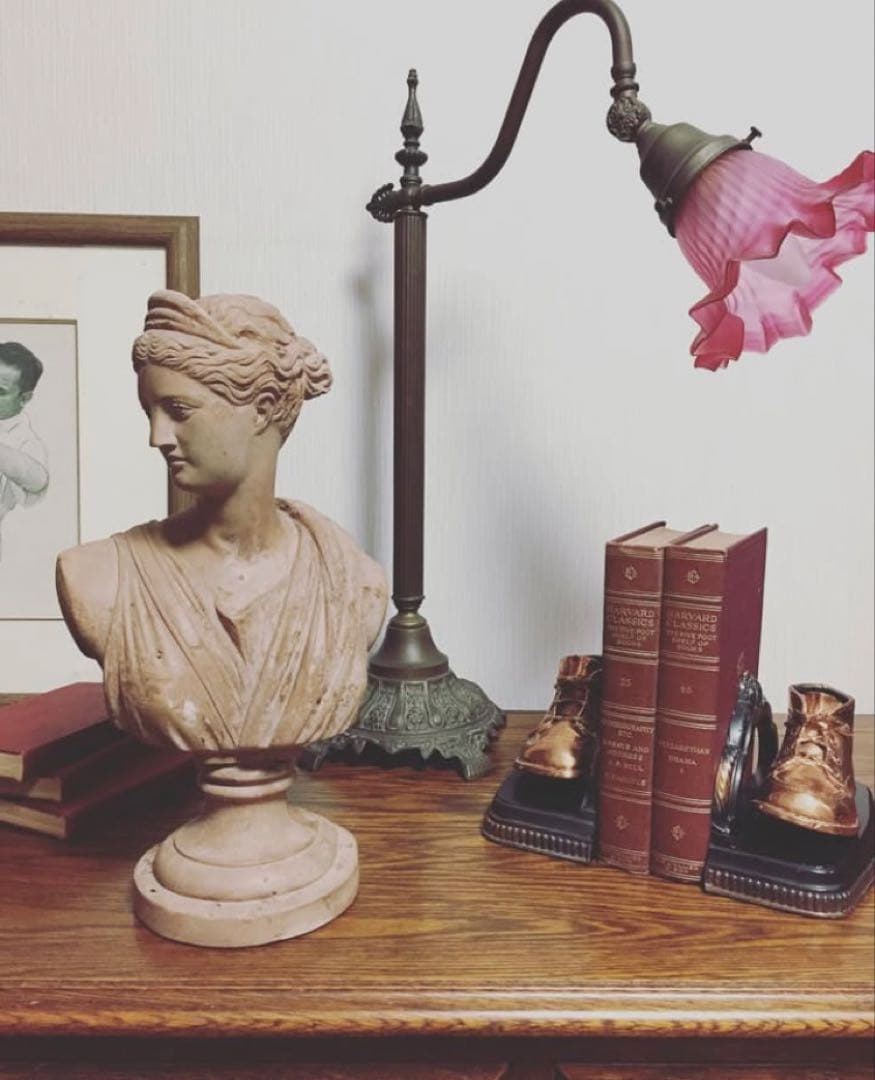 【25%OFF】新春セール♪アメリカ アンティーク☆胸像女神のオブジェインテリア