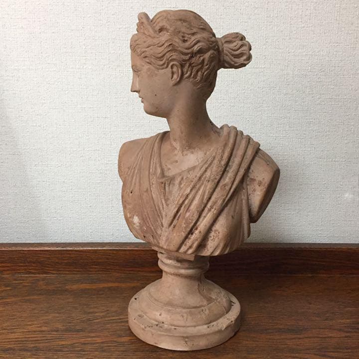 【25%OFF】新春セール♪アメリカ アンティーク☆胸像女神のオブジェインテリア