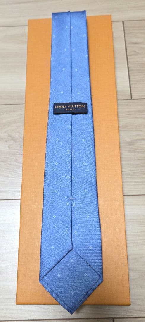 LOUIS VUITTON ネクタイ ネイビー 7cm