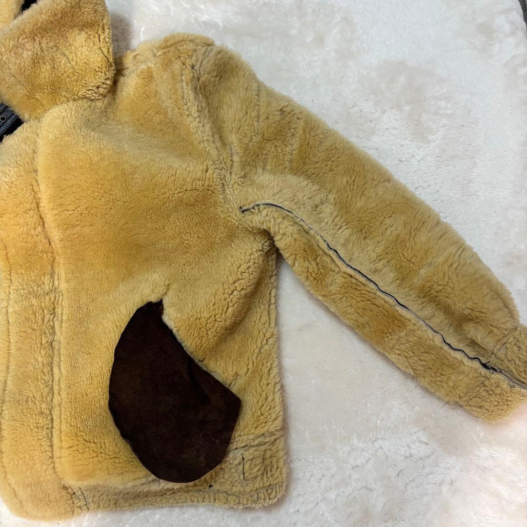 【激レア・美品】B-3 ムートンフライトジャケットL 極厚　短丈　Y2K