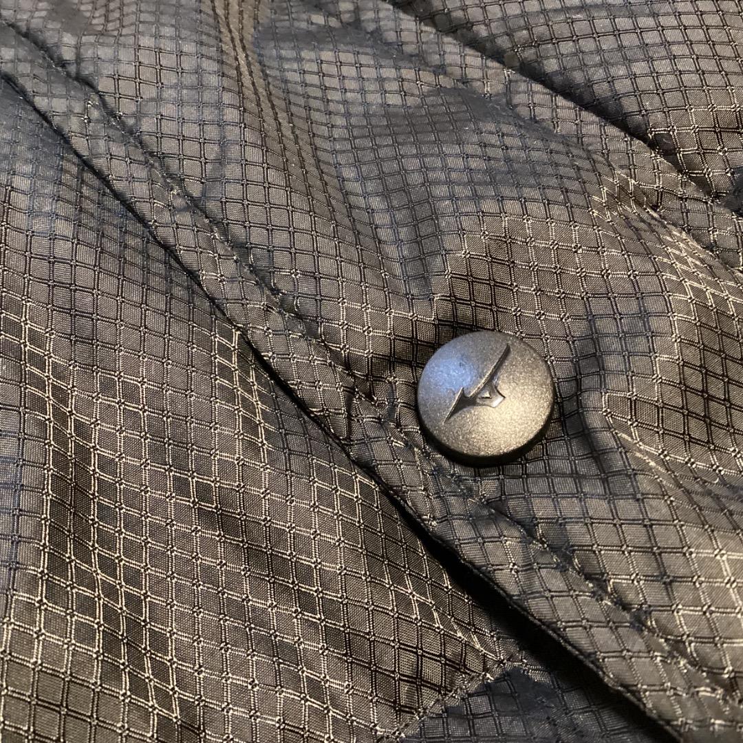 ミズノ　ベンチコート　ダウン80%　肉厚　メンズM　ブラック