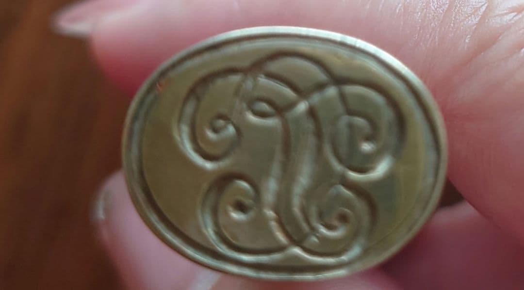 仏アンティーク スタンプ「D」