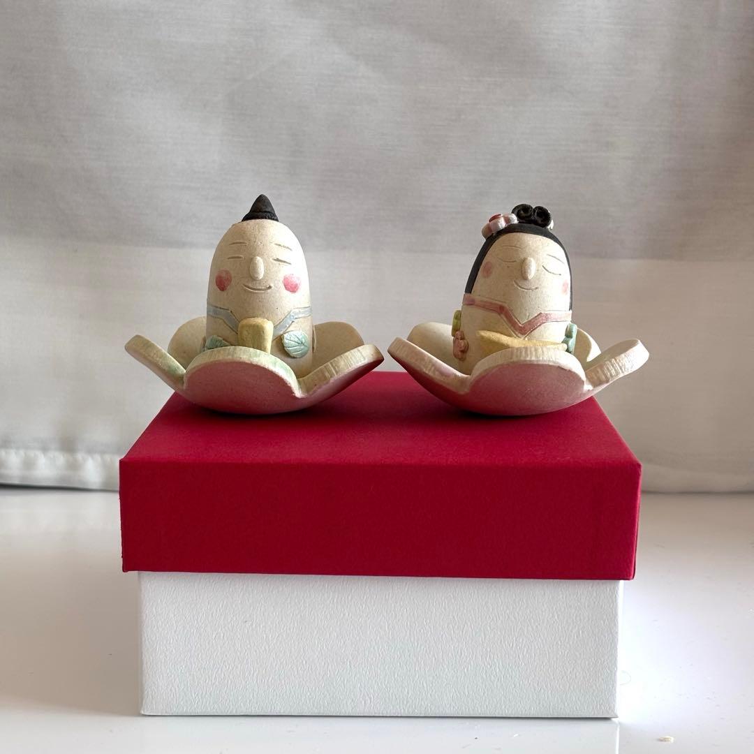 岡崎順子さん 雛人形 陶器