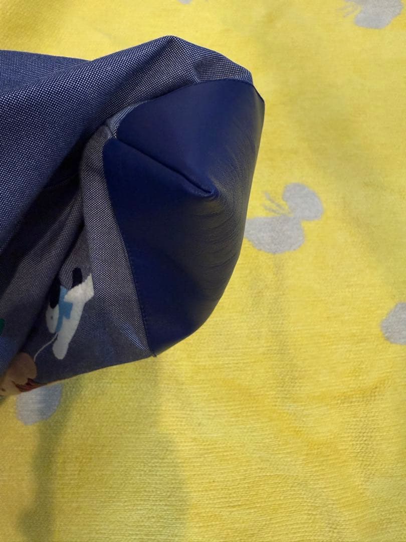 ファミリア　手刺繍　デニムバッグ