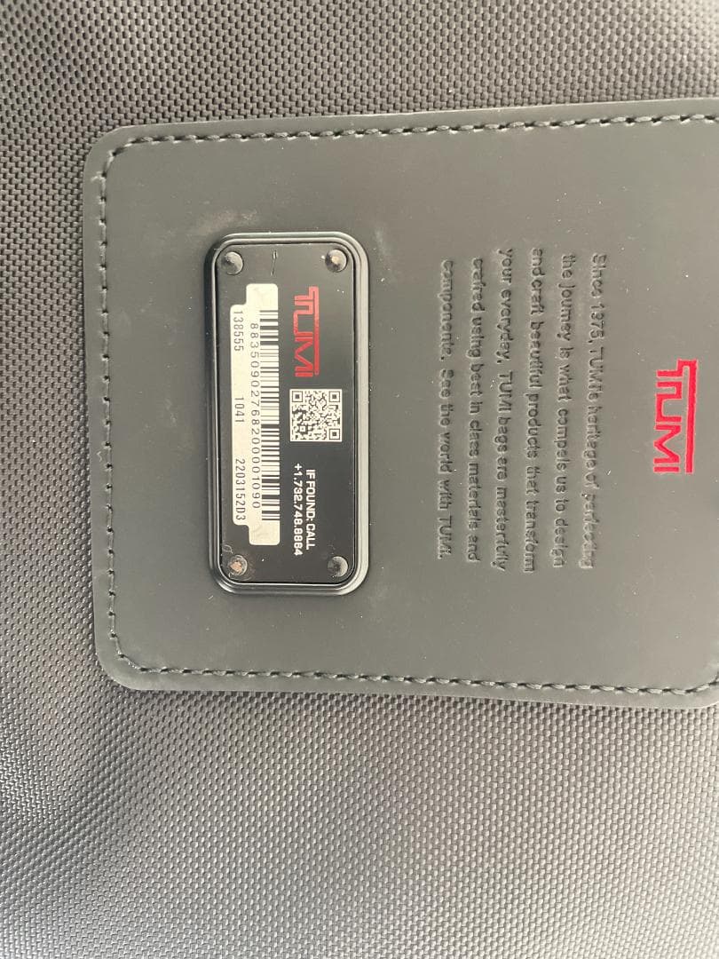 TUMI ブラック ビジネスバッグ Alpha3 1