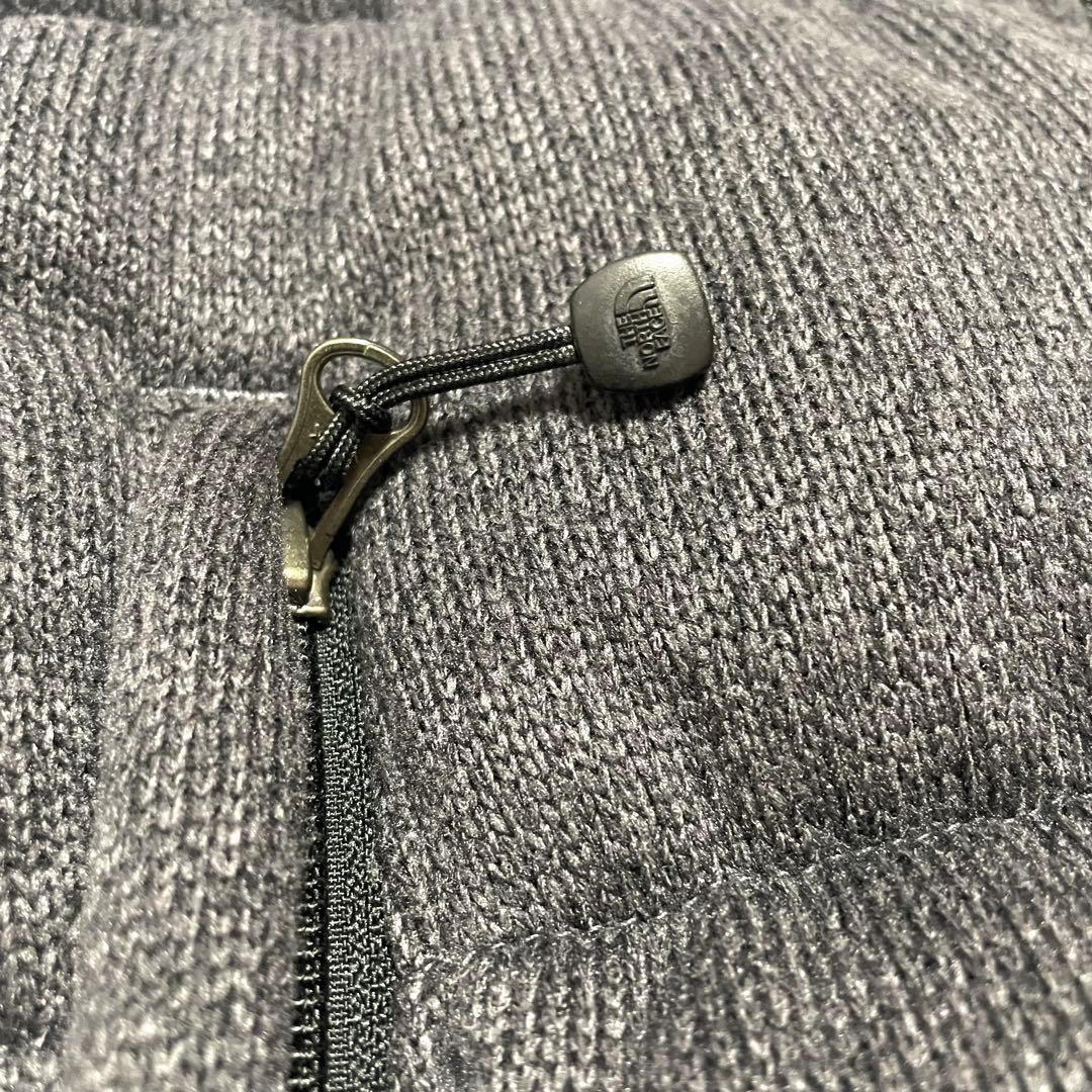 【THE NORTH FACE】ダウンベスト 700フィルパワー 黒/グレー切替