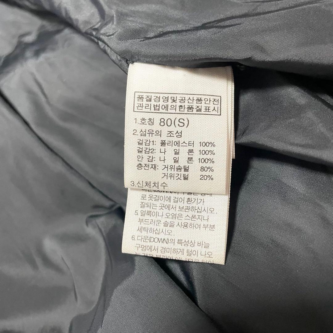 【THE NORTH FACE】ダウンベスト 700フィルパワー 黒/グレー切替