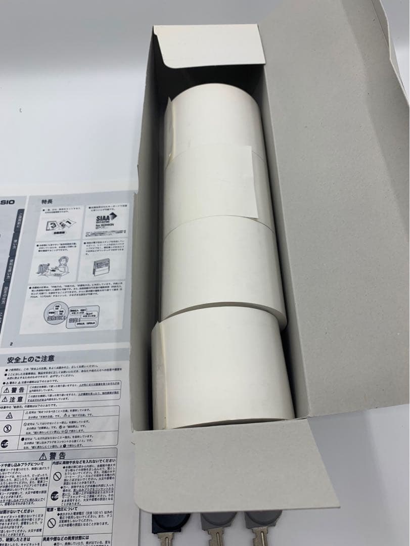 CASIO TE-300 電子レジスター ブラック 【動作確認・初期化設定済み】