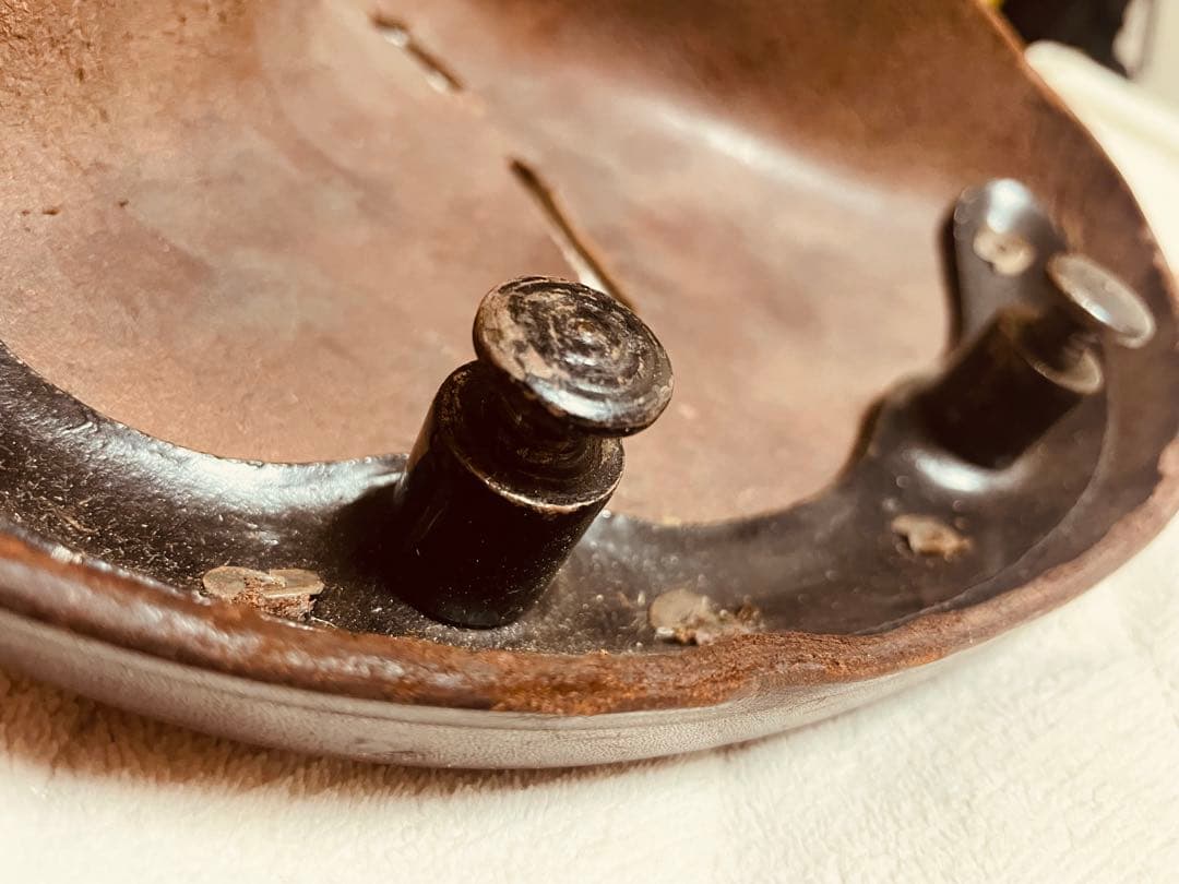 自転車サドル　スペシャル　レトロ　革　昭和