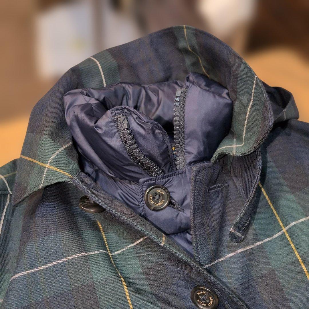 ✨️ポロ ラルフローレンステンカラーコートライナーダウン XS メンズ