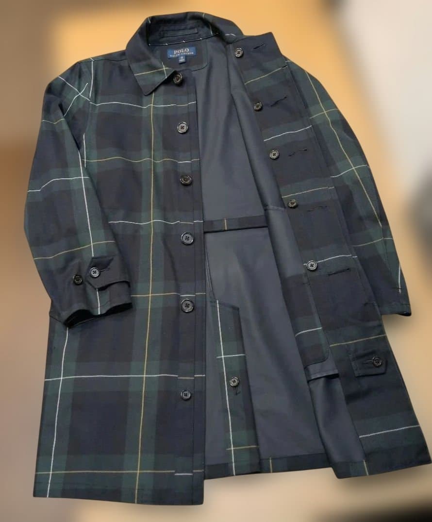 ✨️ポロ ラルフローレンステンカラーコートライナーダウン XS メンズ