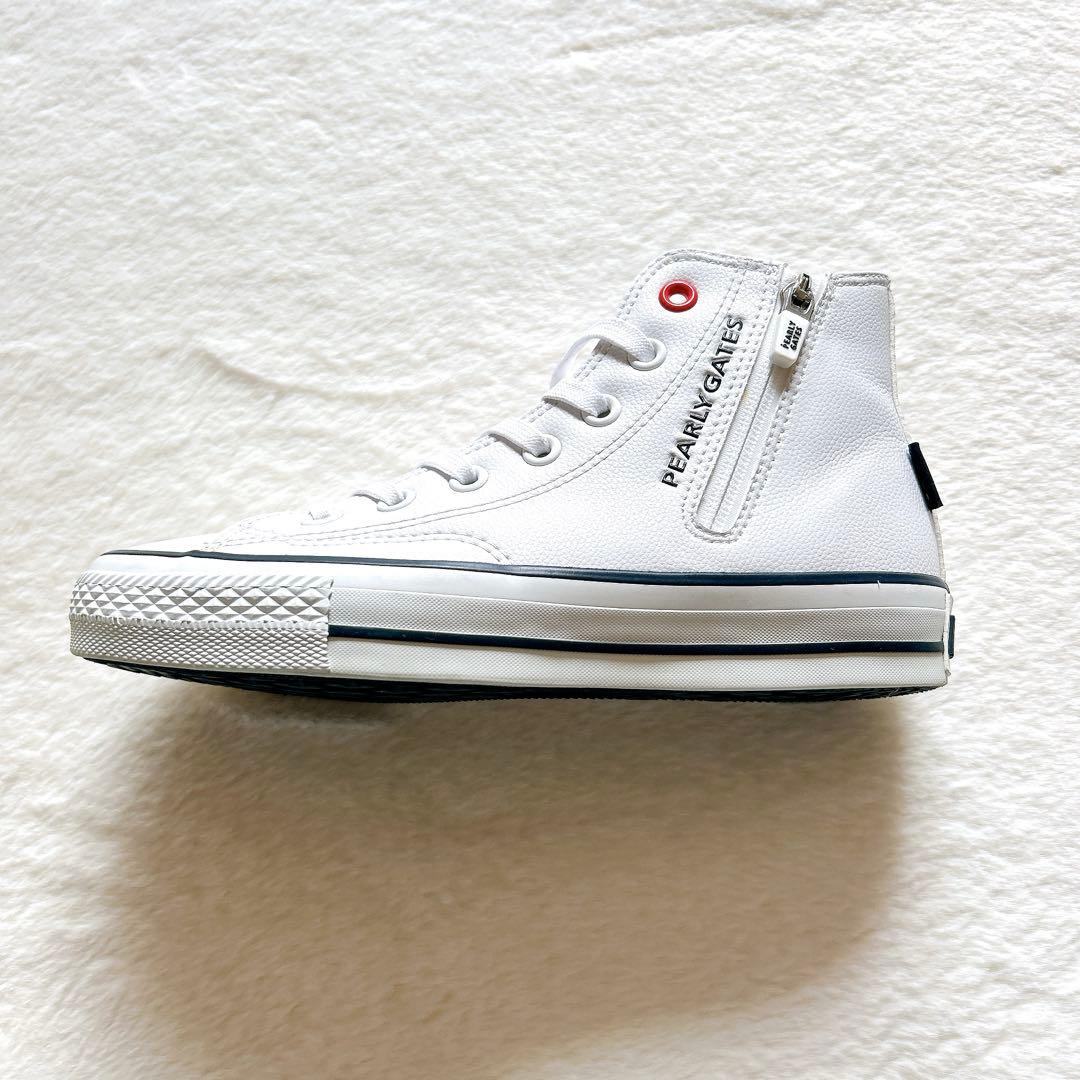 希少　パーリーゲイツ×コンバース　コラボ ゴルフシューズ スニーカー