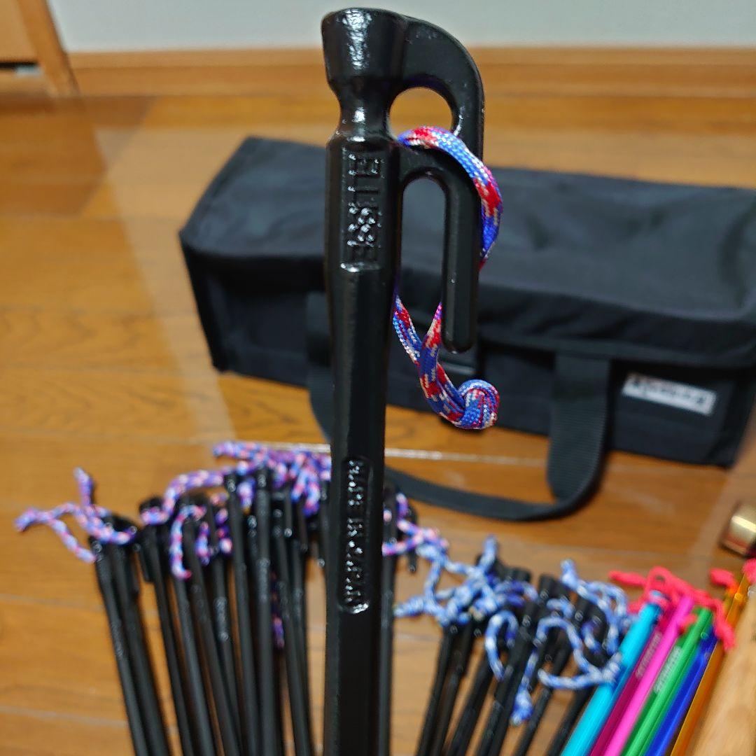 ✨未使用品✨各種ペグ、ペグハンマー、キャリーバッグのセット