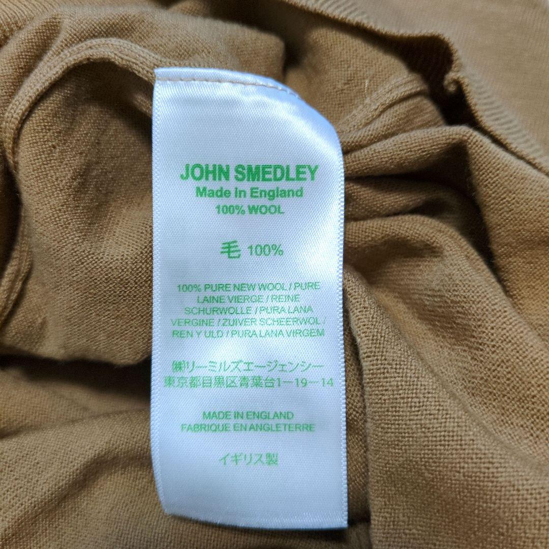 美品✨ジョンスメドレー 現行 30G タートルネックニット メリノウール