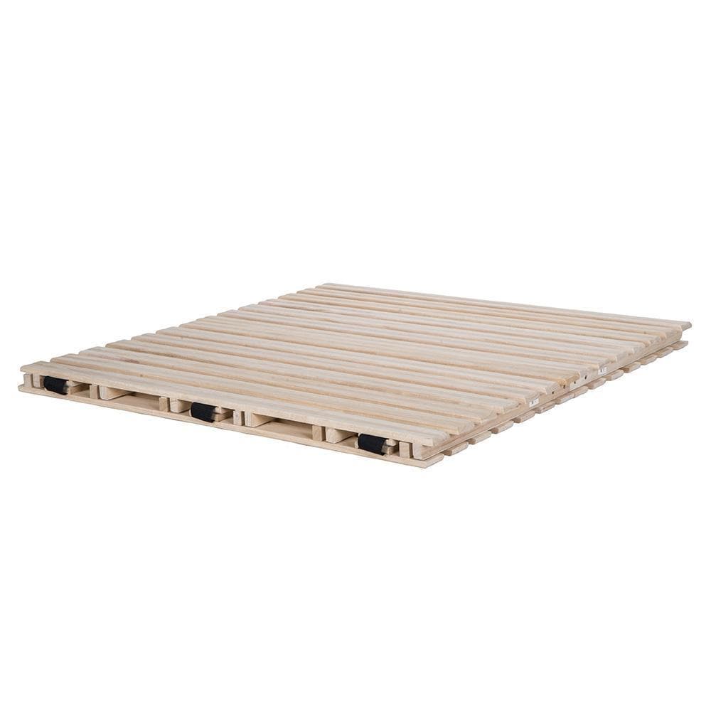 すのこベッド折りたたみ折りたたみベッド 二つ折り天然桐すのこベッド【シングル】