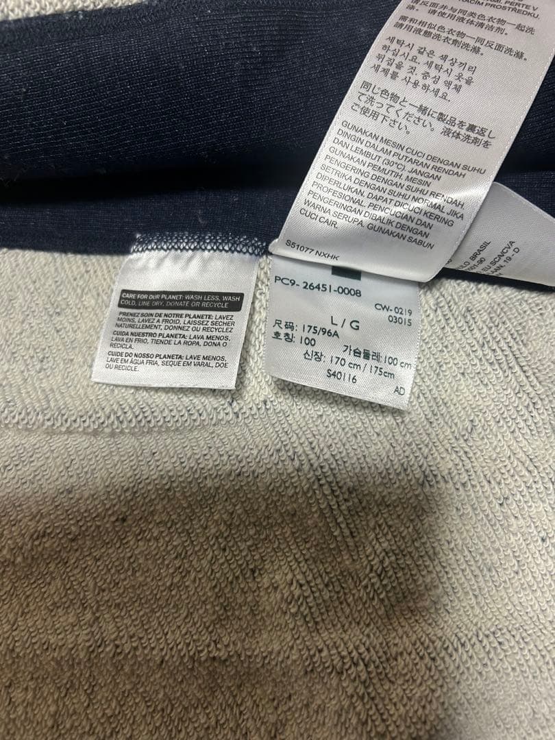 【貴重】Levi's ×ループウィラー パーカー Lサイズ