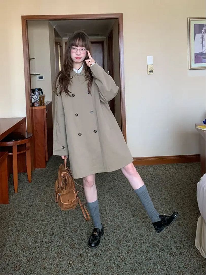 【最終値下げ！！】lumiyumi トレンチコート