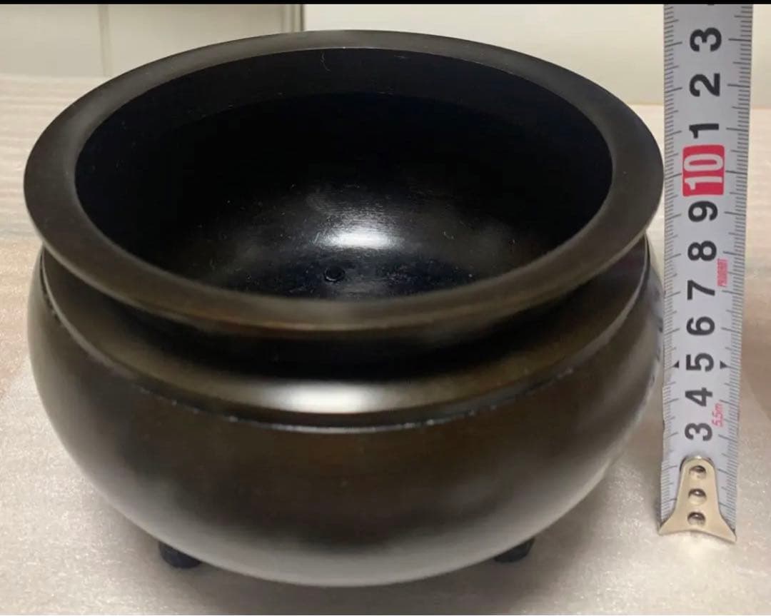 線香立て　真鍮製　香炉　(仏具、仏壇)5