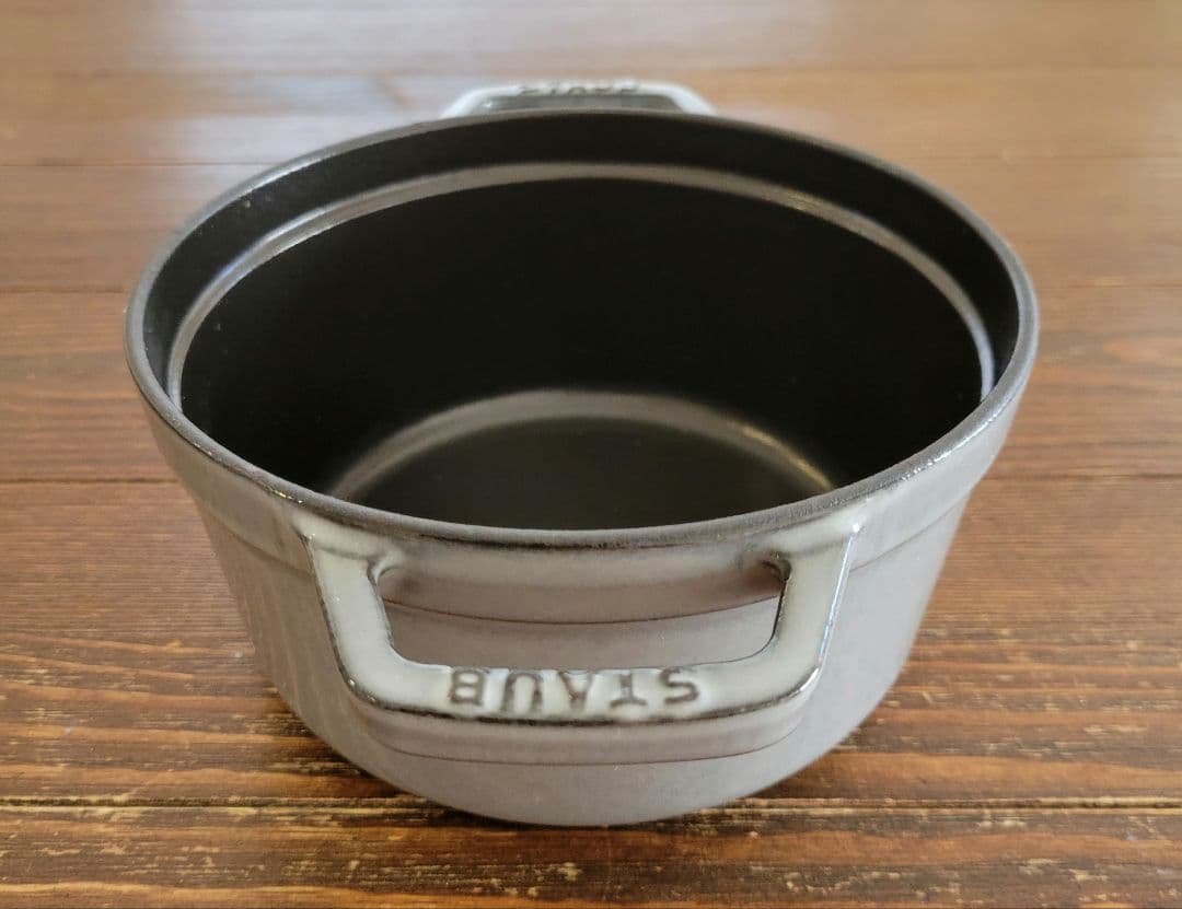 STAUB LA COCOTTE 両手鍋 グレー１６cm