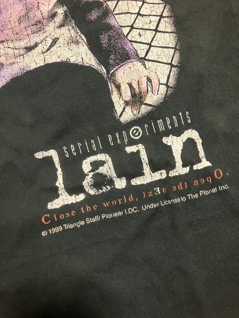 レインserial experiments lain Tシャツ