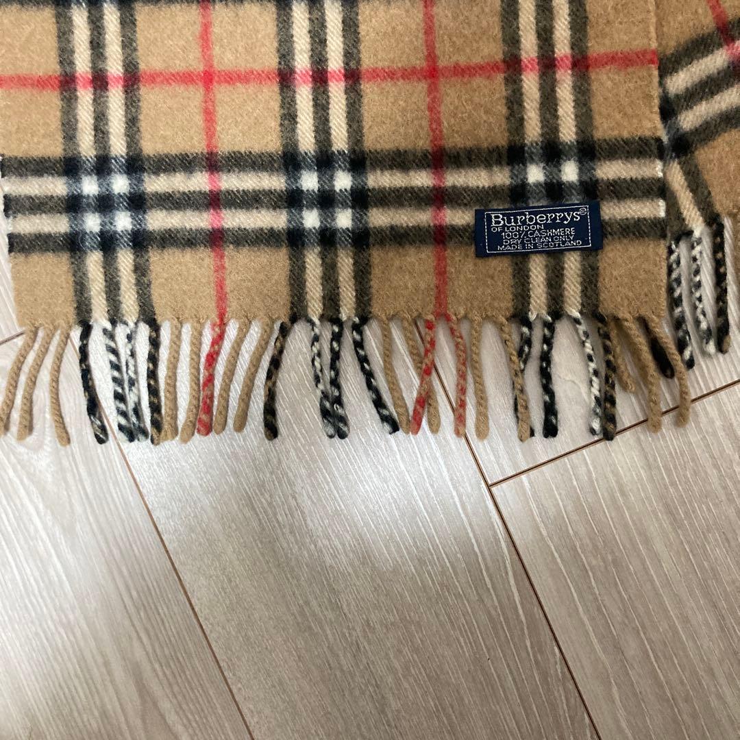 Burberrysバーバリー　マフラー　カシミア100% 男女