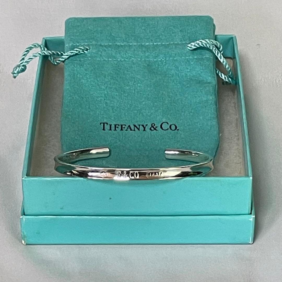 ティファニー　1837 カフ　ブレスレット　シルバー　希少サイズ