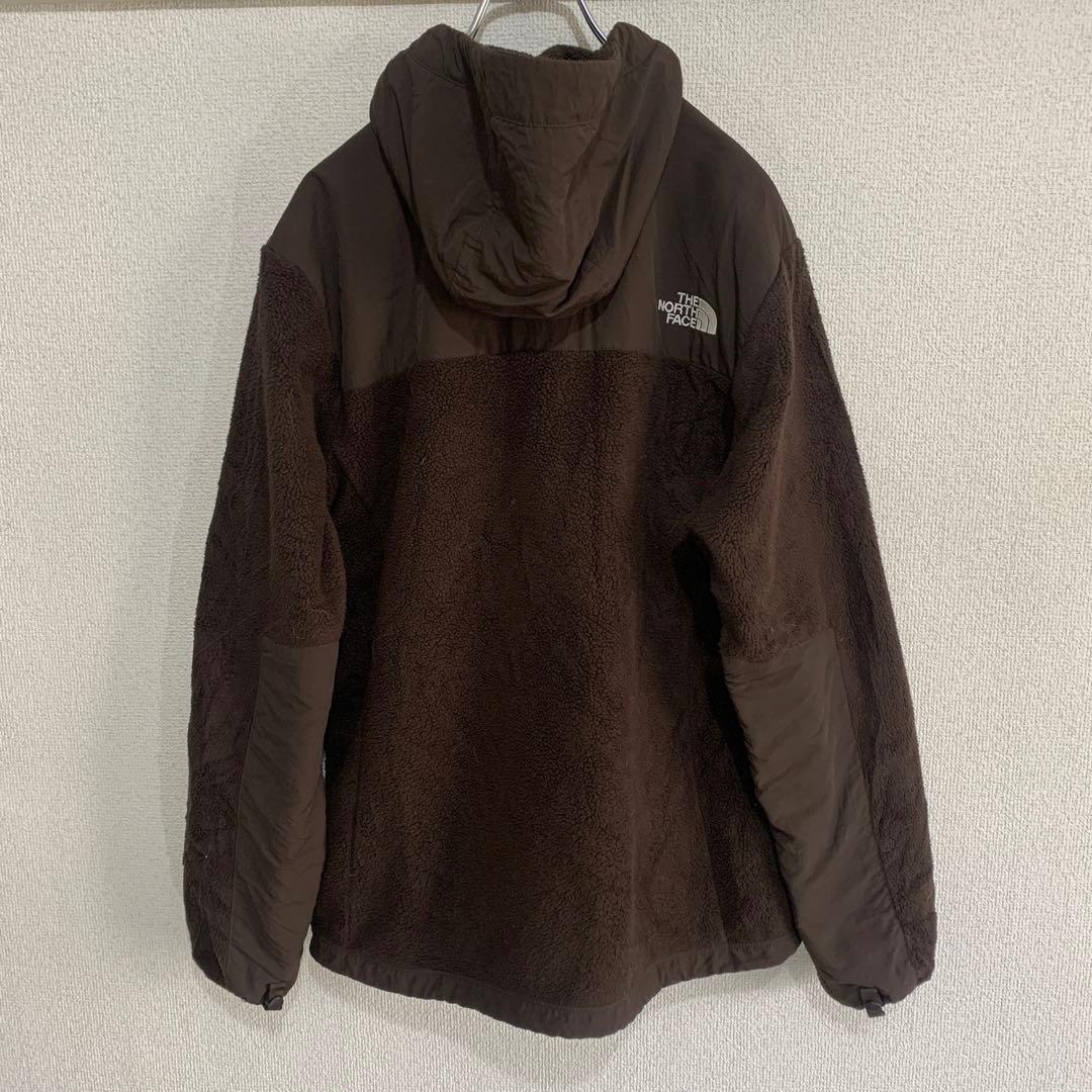 ノースフェイス　デナリ フーディ　ブラウン　茶　woman　L