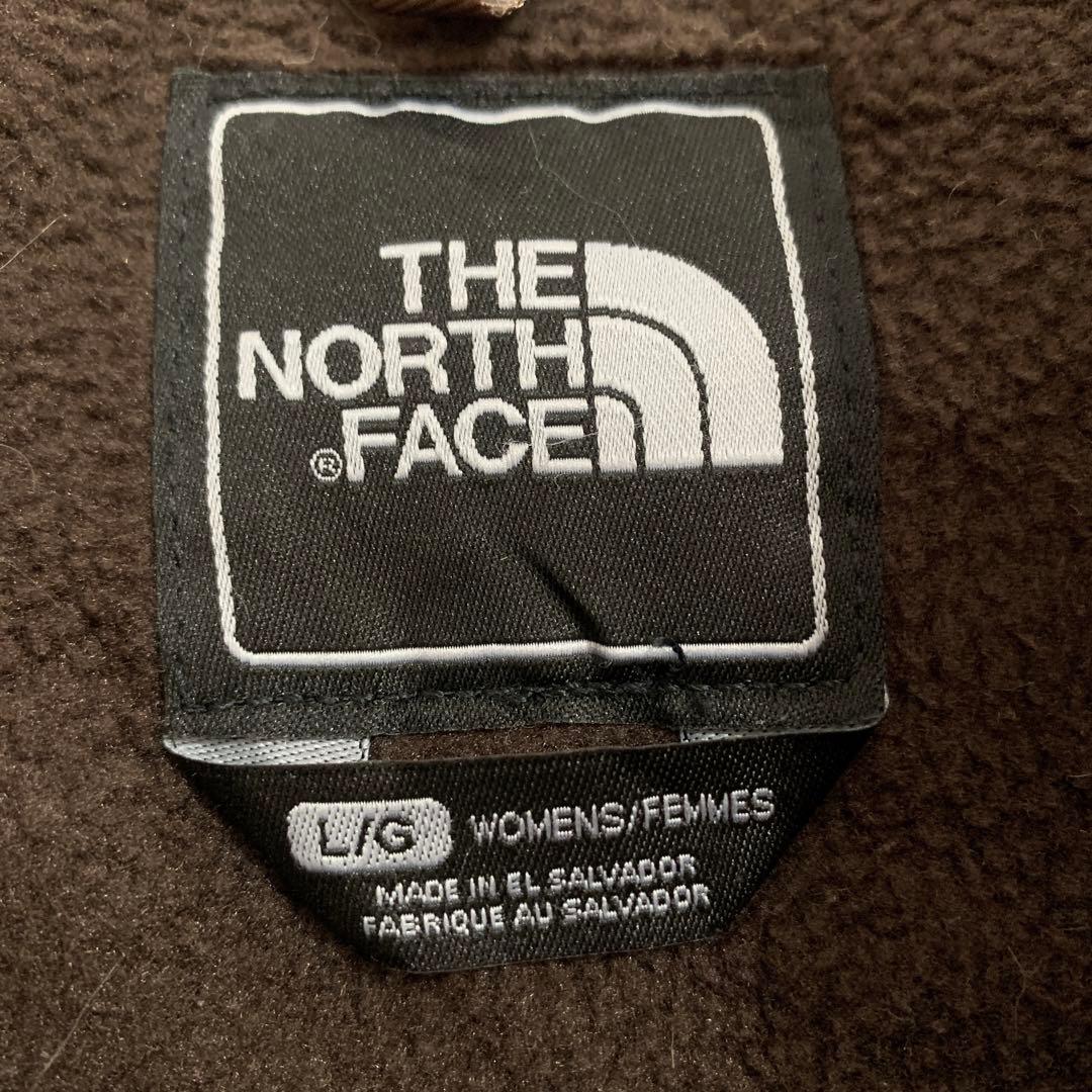 ノースフェイス　デナリ フーディ　ブラウン　茶　woman　L