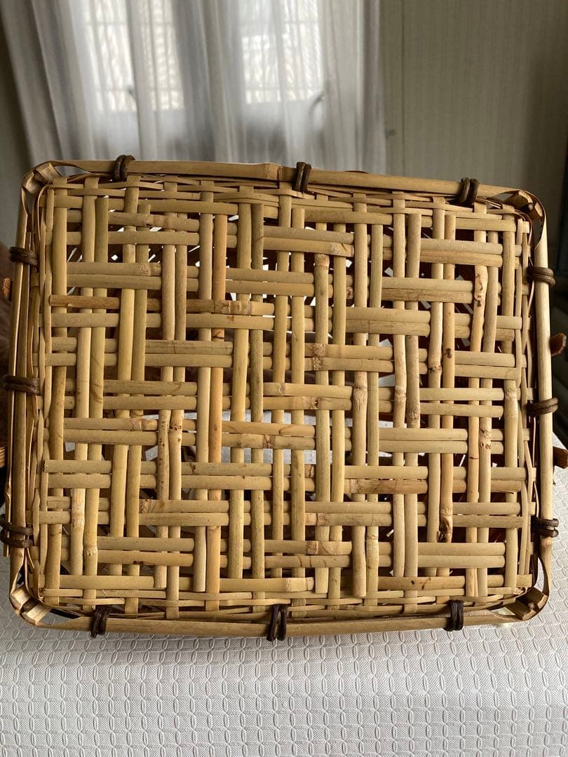 茶道具　花入　宗全籠　 栗田元竺造