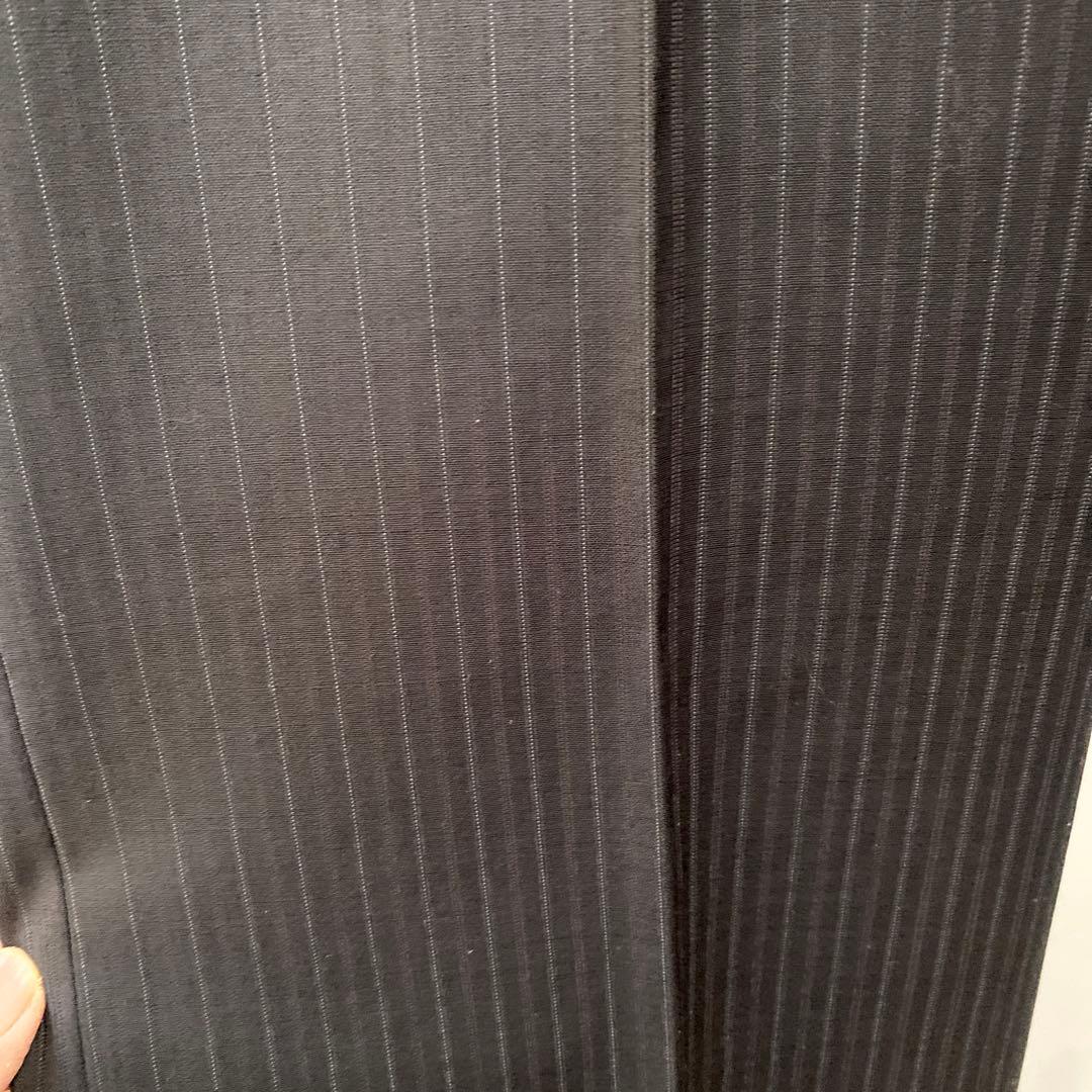 セオリーリュクス　パンツスーツ　セットアップ　ブラック　細ストライプ　M 美品